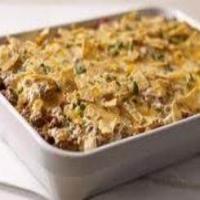 BEEF, CHEESE AND RICE CASSEROLE image