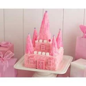 Pink Castle Cake_image