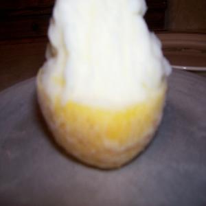 Frozen Lemon Sherbet in Lemon Shells_image