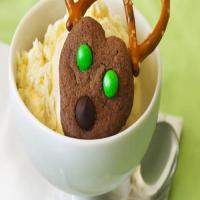 Chocolate Spritz Reindeer Cookies image