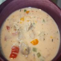 Smoky Roasted Chicken and Corn Chowder image