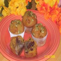 Cranberry Pumpkin Muffins image
