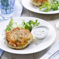 Indian-spiced fish cakes image