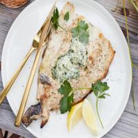 Grilled Butterflied Trout with Lemon-Parsley Butter image