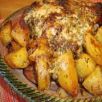 Pork Shoulder Roast With Potatoes image