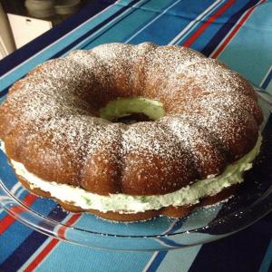 Pistachio Pudding Cake image