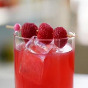 Raspberry Bourbon Sour image