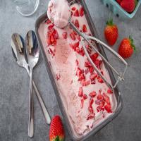 Fresh Picked Strawberry Ice Cream (Electric Ice Cream Machine) image
