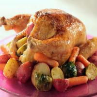 Maple Glazed Chicken with Roasted Country Vegetables image