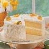 MANDARIN ORANGE CAKE WITH PINEAPPLE FROSTING image
