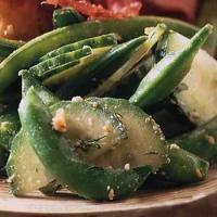 Sugar Snap Pea and Cucumber Salad image
