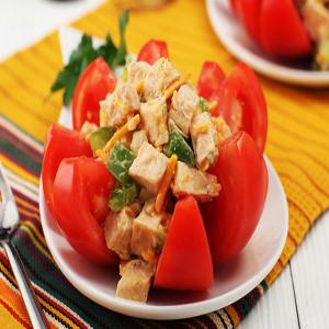 Creamy BBQ Southwest Chicken Salad for Two_image