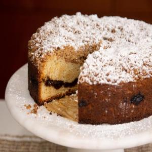 Shabbat Coffee Cake with Red Wine-Soaked Prunes image