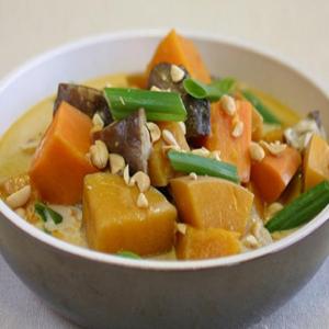 Slow Cooker Winter Vegetables with Coconut Milk and Sambal image