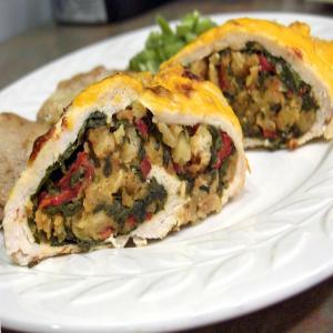 Spinach Stuffed Chicken Breasts for Two image