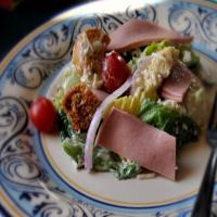 BBQ Ham Caesar Salad image