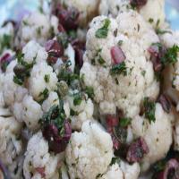 Cauliflower, Anchovy and Olive salad_image