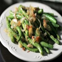 Roasted Green Beans and Shallots image