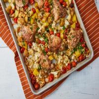 Sheet Pan Chicken, Cauliflower and Potato Roast_image
