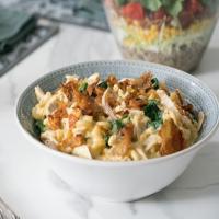 Chicken and Spinach Mac and Cheese image