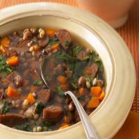 Slow-Cooker Black-Eyed Pea and Sausage Soup image