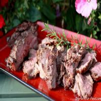 Grilled Leg of Lamb With Garlic and Rosemary image