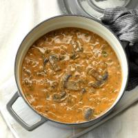 Brie Mushroom Soup image