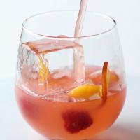 Spiked Raspberry Peach Lemonade Recipe by Tasty_image