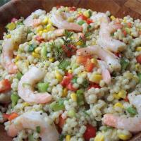 Barley, Shrimp, and Corn Salad image