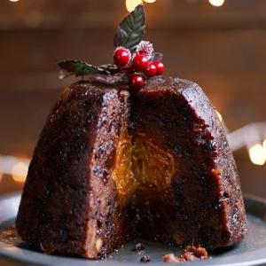Mandarin-in-the-middle Christmas pud_image