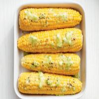 Corn with Scallion-Lime Butter image