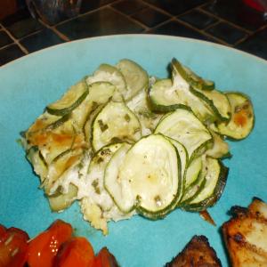 Baked Zucchini With Cheese image