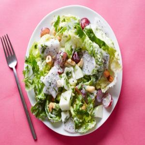 Healthy Dragon Fruit Waldorf Salad image