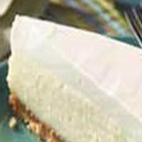 Pie plate cheesecake with sour cream top_image