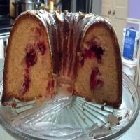 Cranberry Cake with Almond Glaze_image