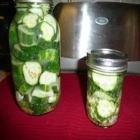 Easy Refrigerator Sweet Pickles_image