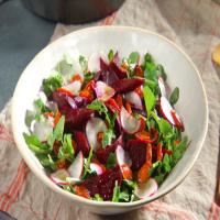 Beet, Carrot, and Watercress Salad image