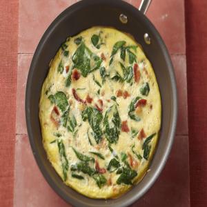 Quick Four-Ingredient Spinach Frittata_image