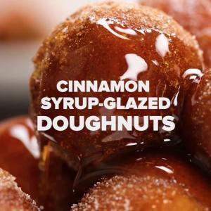 Cinnamon Syrup-Glazed Doughnuts Recipe by Tasty_image