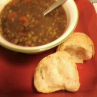Pam's Beef, Onion and Barley Soup_image