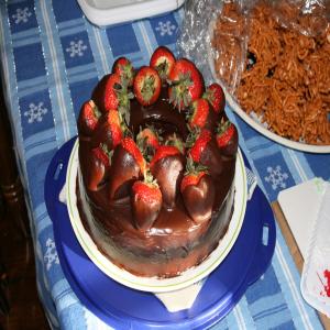 Chocolate Covered Strawberry Cake image