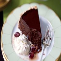Flourless Chocolate Cake with Toasted Hazelnuts and Brandied Cherries image