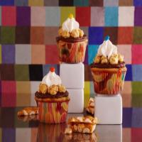 Popcorn and Peanut Cupcakes image
