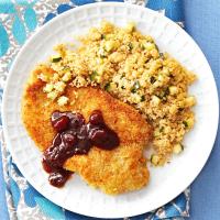 Pan-Fried Chicken with Hoisin Cranberry Sauce_image