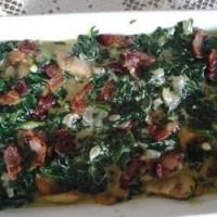 Creamed Spinach with Mushrooms and Bacon_image