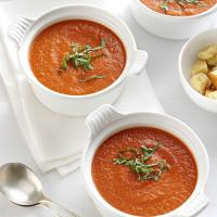 Roasted Tomato Soup with Fresh Basil_image