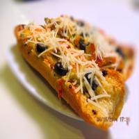 Garlic Cheese Olive Bread image