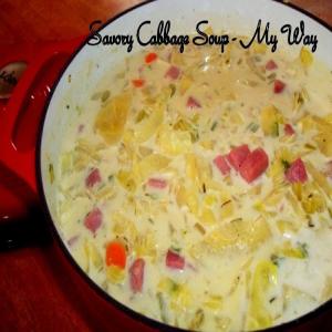 Savory Cabbage Soup - My Way_image