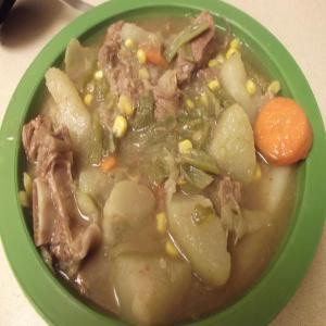 beef soup from (sopa de rez, salvadoreno)_image