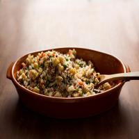 Basmati Rice Pilaf With Cauliflower, Carrots and Peas_image
